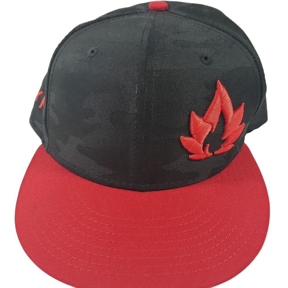 New Era 9FIFTY Fyre Flame Black Camo‎ Red Snapback Hat Cap NE407 One Size